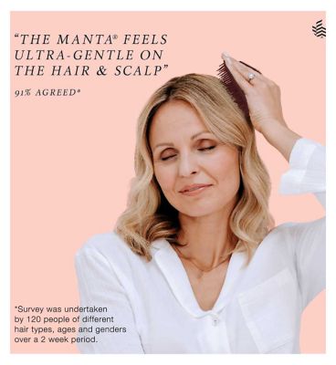 Manta Original Healthy Hair & Scalp Brush White