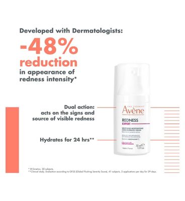 Avène Redness Expert Soothing Moisturising Concentrated Cream for Redness-Prone Skin 30ml