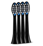 Silk'n SonicYou Refills Family Pack Regular Electric Toothbrush Heads Black 4 Pack