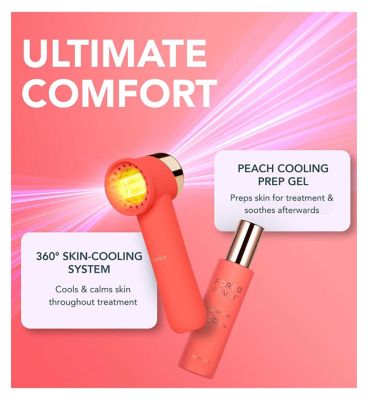 PEACH™ 2 go Advanced Travel-Friendly Hair Reduction IPL Device with Skin Cooling System - Peach