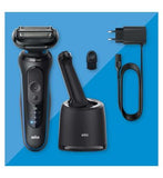 Braun Electric Shaver, Series 5, With SmartCare Center, 52-B7000cc, Blue