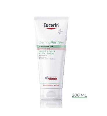 Eucerin DermoPurifyer Triple Effect Body Cream for Post-Acne Marks 200ml