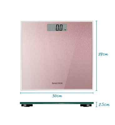 Salter Electric Scales Rose Gold