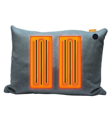 COZY TOVE Wireless Heated Cushion 60 by 45cm Scandi Grey