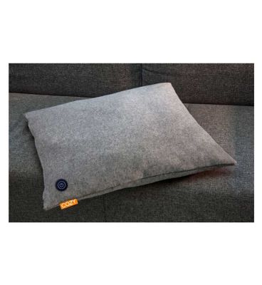 COZY TOVE Wireless Heated Cushion 60 by 45cm Scandi Grey