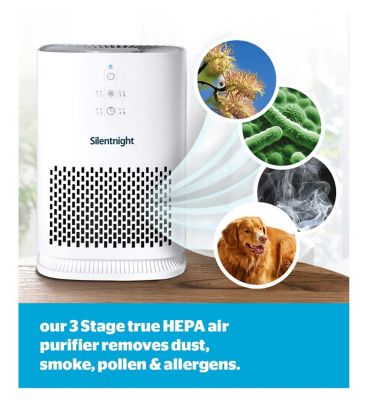 Silentnight Home Electricals Airmax 800 Air Purifier Replacement HEPA Filter - 2 Pack