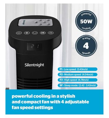 Silentnight Home Electricals Airmax 3400 Tower Fan