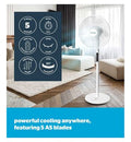 Silentnight Home Electricals Airmax 1800 Stand Fan