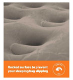Silentnight Flocked Electric Pump Grey Airbed - King