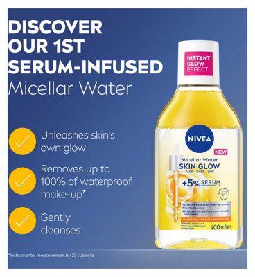 NIVEA Skin Glow Serum Infused Micellar Water 400ml