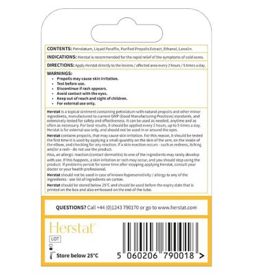 Herstat Cold Sore Care Ointment 2g