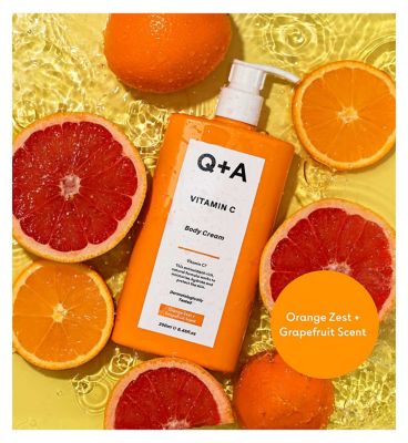 Q+A Vitamin C Body Cream 250ml