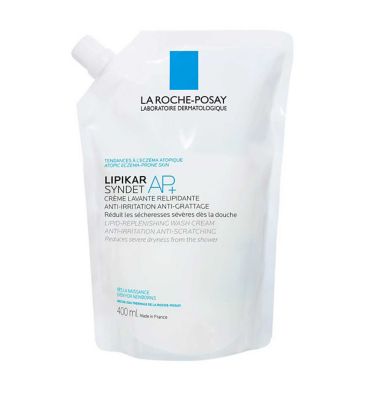 La Roche-Posay Lipikar Syndet AP+ Cream Wash Refill Pouch 400ml