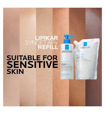 La Roche-Posay Lipikar Syndet AP+ Cream Wash Refill Pouch 400ml