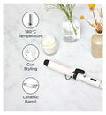 Love My Hair Ceramic Curling Tong in Blush Pink