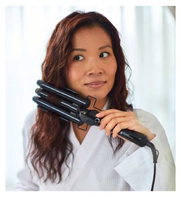 Love My Hair Ceramic Hair Waver in Black