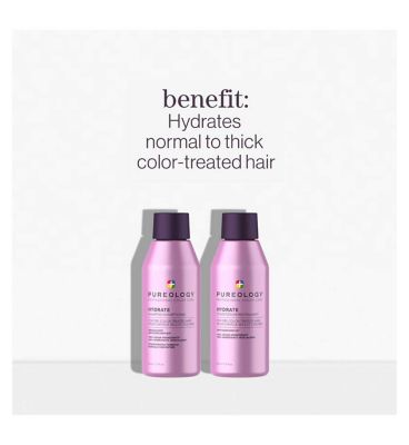 Pureology Discovery Set for Dry Hair with Hydrate Deluxe Travel Sizes and Color Fanatic 200ml
