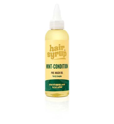 Hair Syrup Pre-Wash Hair Oil, Mint Condition 100ml