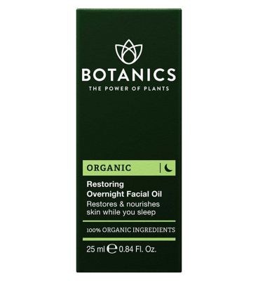 Botanics 100% Organic Restoring Overnight Facial Oil 25ml