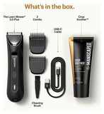 MANSCAPED The Lawn Mower 3.0 Plus Essentials Kit, Electric Body Hair Trimmer Shaving Set