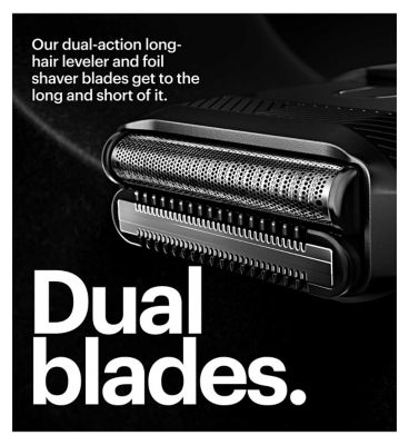 MANSCAPED The Handyman, Compact Face Shaver, Portable Men’s Travel Facial Hair Razor, Electric Foil Trimmer