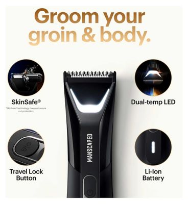 MANSCAPED The Lawn Mower 5.0 Ultra Essentials Kit, Electric Body Hair Trimmer Shaving Set