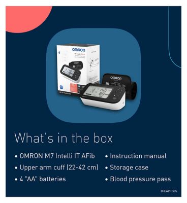 OMRON M7 Intelli IT AFib Upper Arm Blood Pressure Monitor&nbsp;