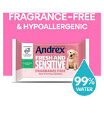 Andrex Fresh And Sensitive Wipes Frag Free 30s