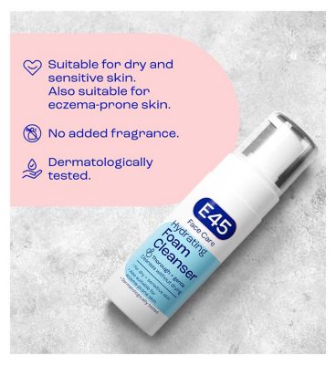 E45 Face Moisturiser Cream & Cleanser Bundle