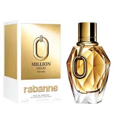 Rabanne Million Gold For Her Eau de Parfum Refillable 50ml