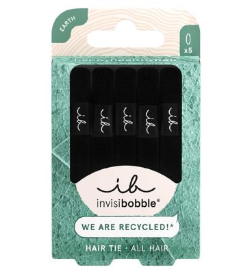 Invisibobble hair tie black 5pcs