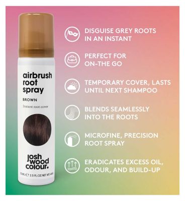 Josh Wood Colour Airbrush Root Spray Brown 75ml