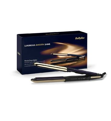BaByliss Black Onyx Straight & Curl Straightener