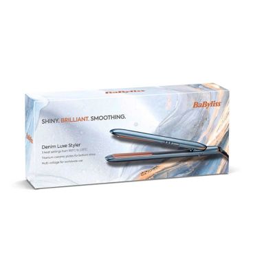 BaByliss Denim Luxe Hair Straightener