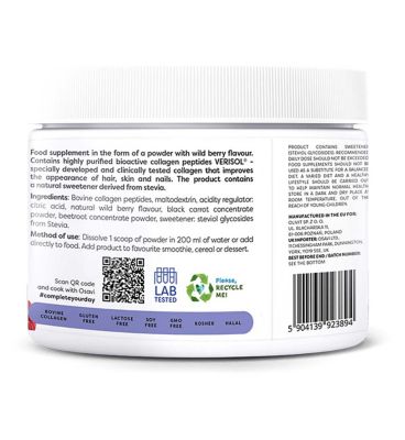 Osavi - Collagen Peptides (Hair, Skin & Nails), Wild Berry - 150g