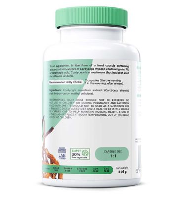 Osavi - Cordyceps, 1200mg - 60 Vegan Capsules