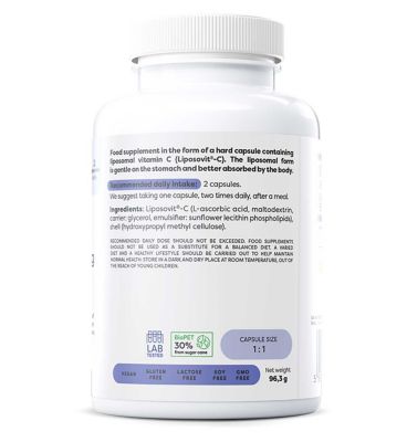 Osavi - Liposomal Vitamin C, 1000mg - 120 Vegan Capsules
