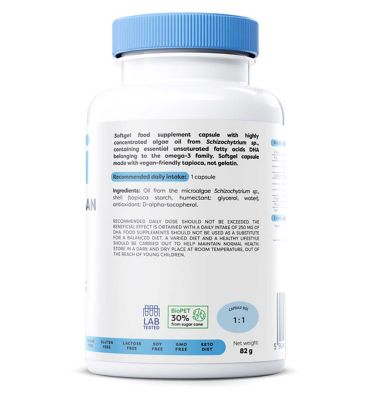 Osavi - Omega-3 Vegan, 250mg DHA - 120 Vegan Softgels