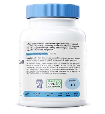 Osavi - Omega-3 Vegan, 250mg DHA - 60 Vegan Softgels