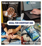 Wet Ones Be Fresh Biodegradable Antibacterial Hand Wipes, 40 Pack
