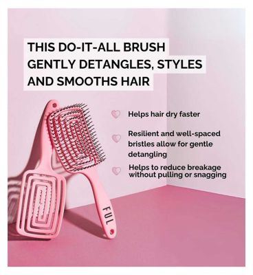 FUL Vented Hair Brush - Pink