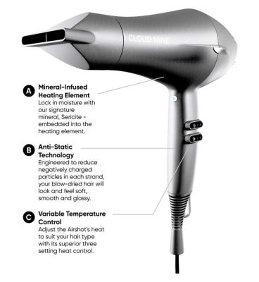 CLOUD NINE The Starlight Collection Airshot Hairdryer