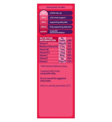 Bassetts Strawberry Flavour Multivitamins 3-6 Years - 30 Pack