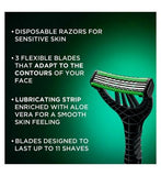 Wilkinson Sword Xtreme 3 Sensitive Men's Disposable Razors x 4, Men's Razor for Sensitive Skin