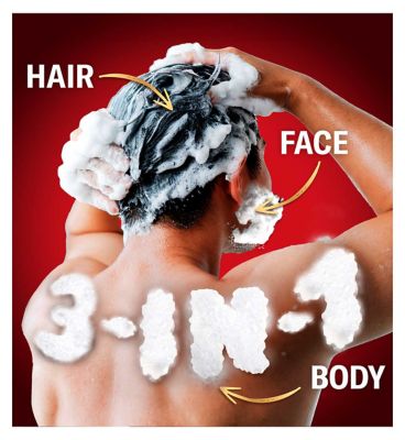 Old Spice Captain Men’s Shower Gel & Shampoo 1000ml Multi-Use 3-in-1 Hair-Face-Body Wash