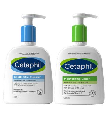 Cetaphil Gentle Skin Cleanser & Moisturising Lotion Bundle