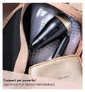 Bellissima Italia Foldable Hair Dryer with Beauty Bag and Nozzle