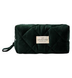 Nobody's Child Goddess Washbag (100% Recycled Velvet Green Large Washbag)