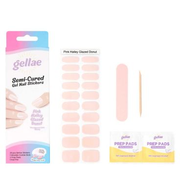 Gellae Gel Nail Sticker Pink Hailey Glaze Donut