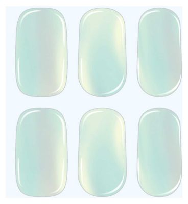 Gellae Gel Nail Sticker Aqua Pink Pearlescent